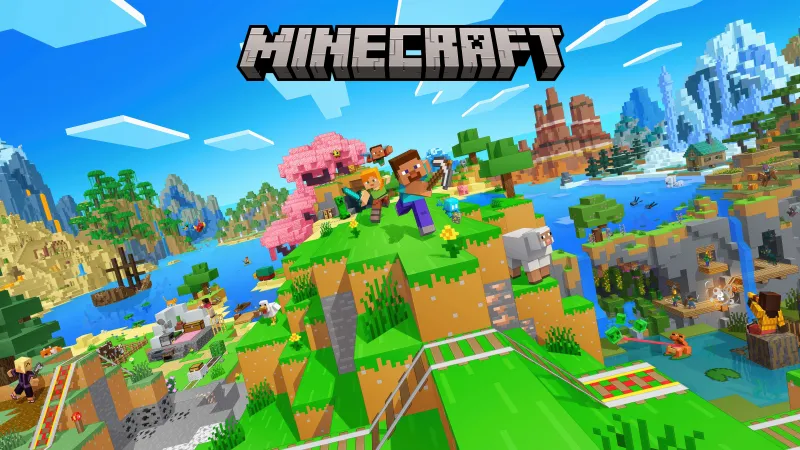 Minecraft Key Art, 5K wallpaper