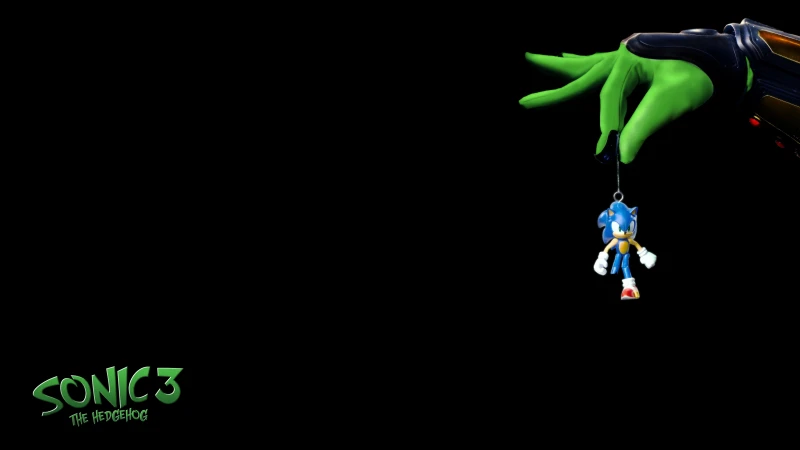 Doctor Eggman, Sonic the Hedgehog 3, Black background 5K, AMOLED