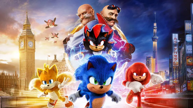 Sonic the Hedgehog 3, Ultrawide 5K wallpaper