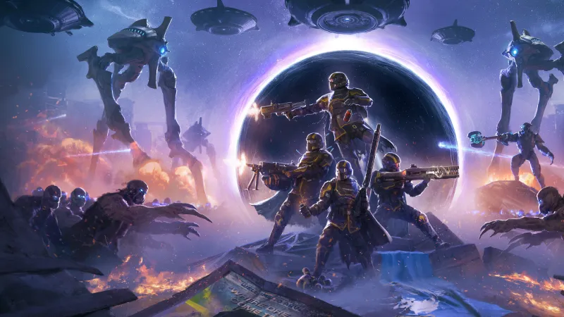 Helldivers 2 Game Art Omens of Tyranny