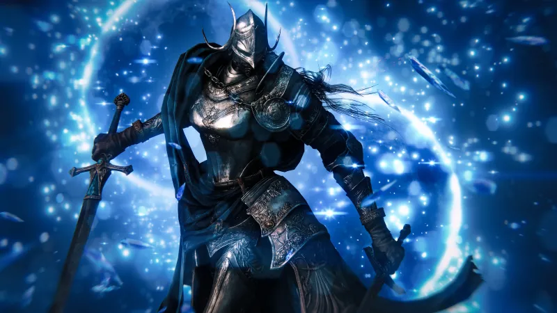 Rellana Twin Moon Knight, Elden Ring 8K wallpaper