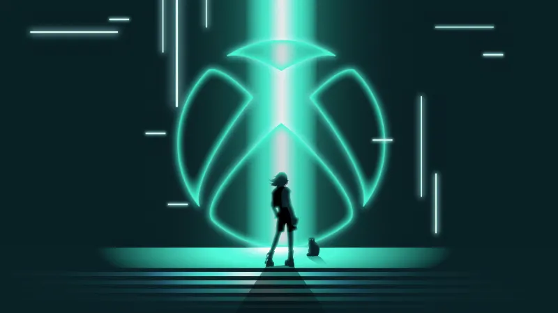 Cyberpunk Xbox logo, Neon logo, 5K wallpaper