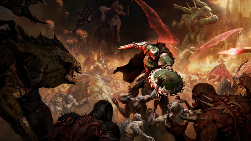 Doom Slayer wallpaper 4K, DOOM: The Dark Ages