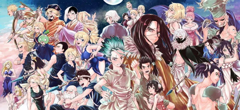 Dr. Stone Ultrawide 4K wallpaper