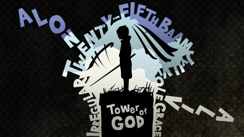Alone Silhouette, Tower Of God, Bam Wallpaper