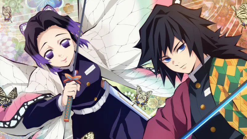 Shinobu Kocho, Giyu Tomioka, Demon Slayer: Kimetsu no Yaiba