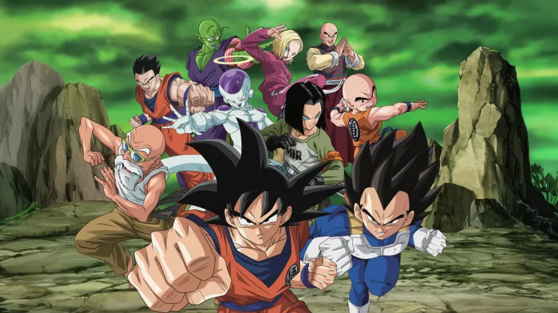 Team Universe 7, Dragon Ball Super, Goku, Vegeta, Frieza, Gohan, Piccolo