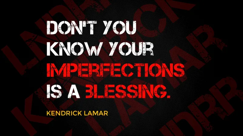 Kendrick Lamar quotes, 5K wallpaper