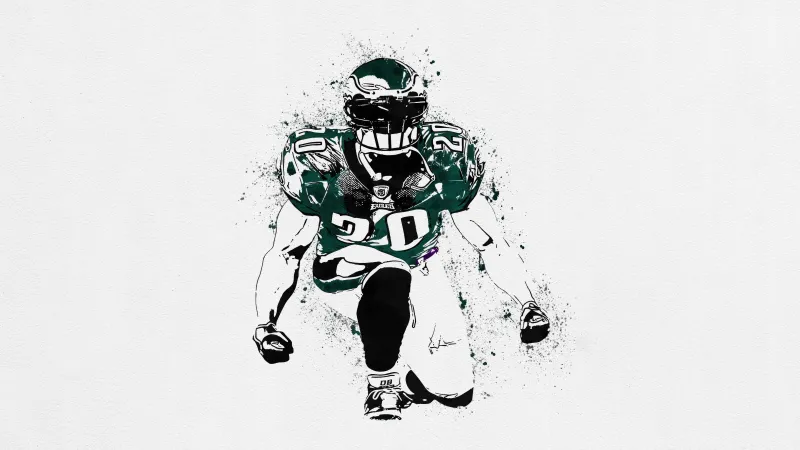 Philadelphia Eagles Wallpaper, Nfl Team, White Background