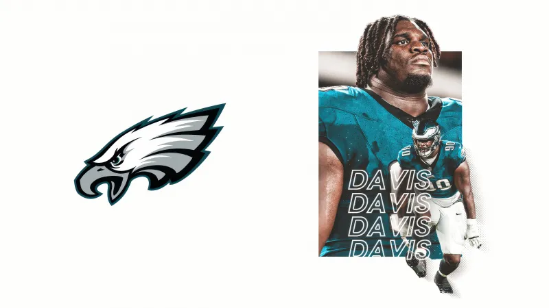 Jordan Davis, Philadelphia Eagles Wallpaper