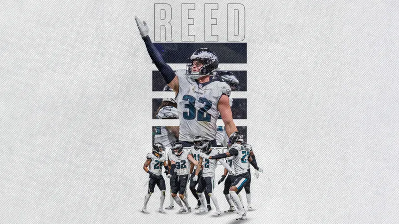 Reed Blankenship, Philadelphia Eagles Wallpaper, 8K Wallpaper