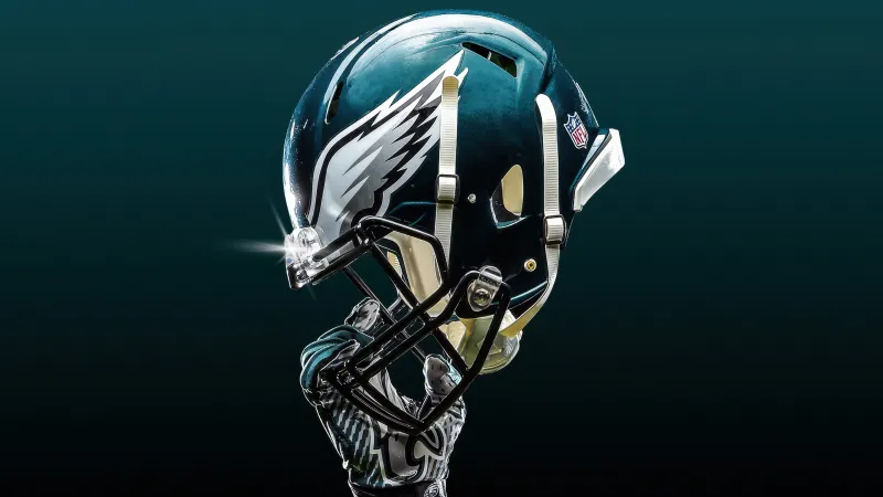 Philadelphia Eagles Wallpaper, Wing Helmet, 5K
