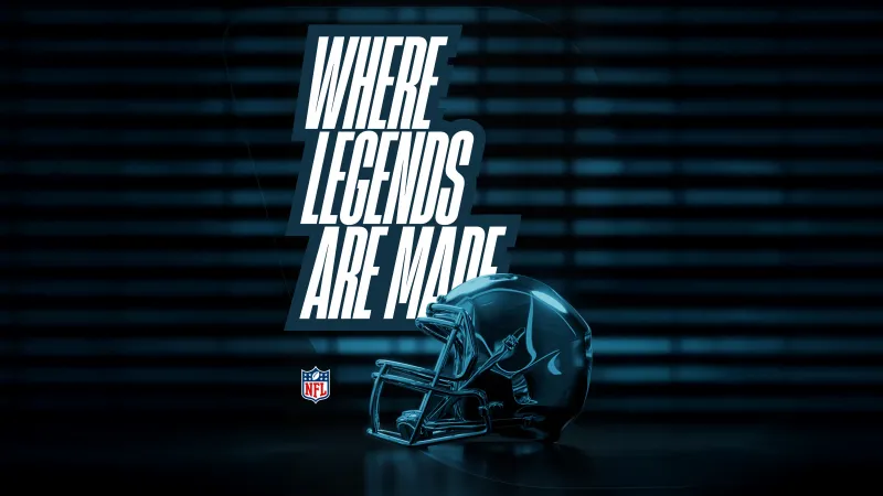 NFL American football, Where Legends are Made, Inspiring wallpaper, Dark aesthetic wallpaper 8K