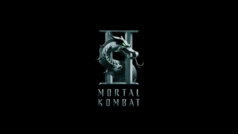 Mortal Kombat II, Black background 8K