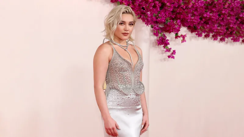 Florence Pugh, Aesthetic Wallpaper, 5K