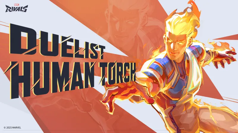 Human Torch wallpaper, Marvel Rivals