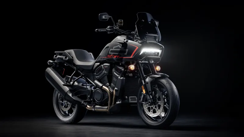 Harley-Davidson Pan America 1250 ST 2025, Dark background 8K