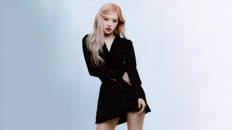 Rose Black dress, 8K background