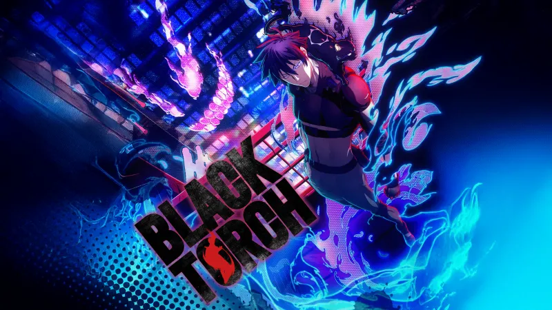 Jiro Azuma 5K Wallpaper, Black Torch