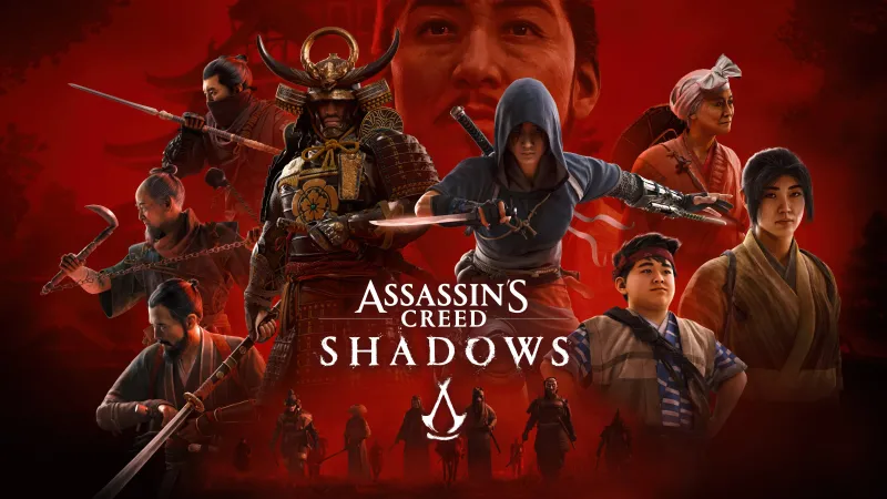 Assassin's Creed Shadows Game poster, 5K wallpaper