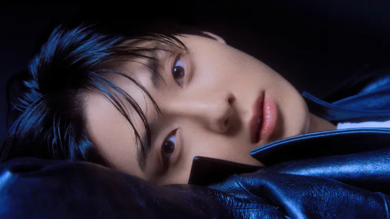 Hwang Min-hyun, Lullaby, South Korean Singer, K-pop, Dark blue, 5K wallpaper
