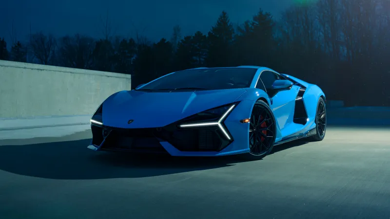 Lamborghini Revuelto Blu Eleos, 5K wallpaper