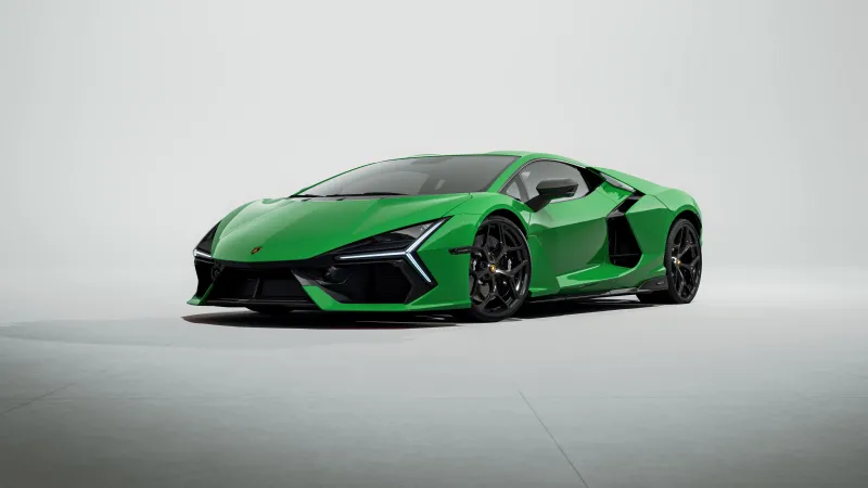 Lamborghini Revuelto Verde Mantis, 5K wallpaper