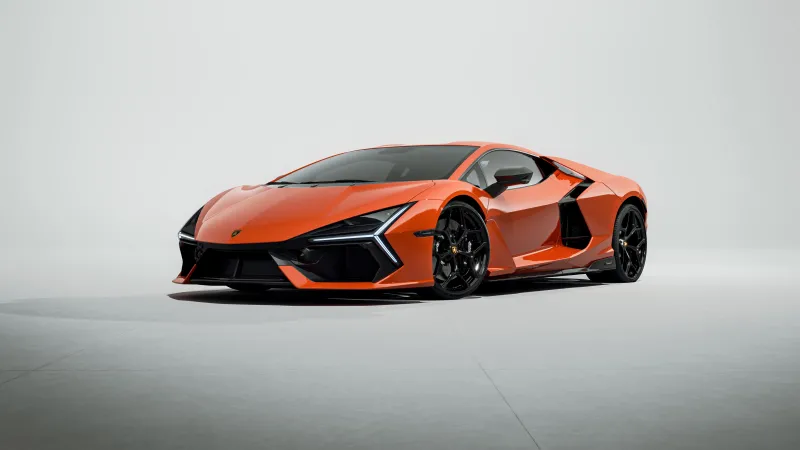 Lamborghini Revuelto Arancio Borealis, 5K wallpaper