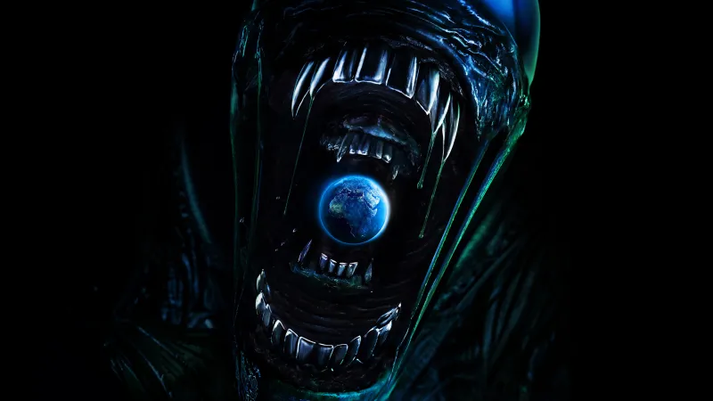 Alien: Earth, Movie poster, 5K wallpaper, Xenomorph