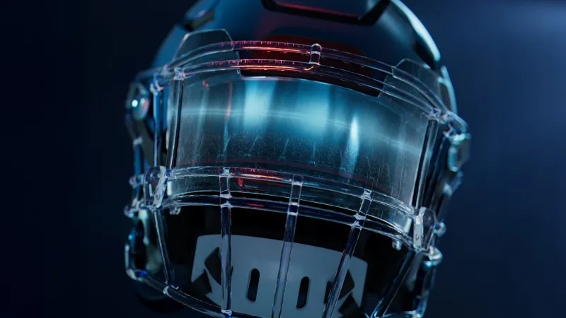 Madden NFL 26, Neon American football Helmet