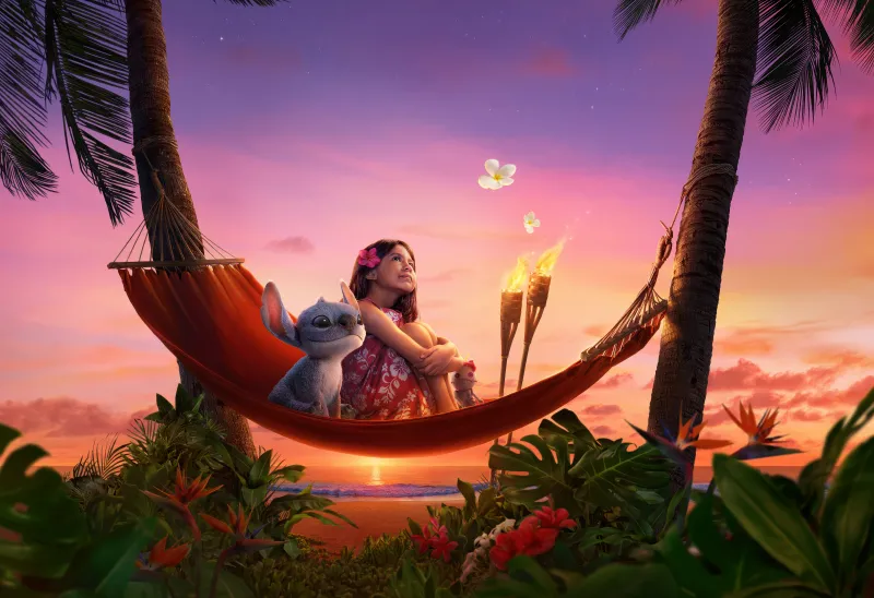 Lilo & Stitch Poster, 2025 Movies, 5K wallpaper