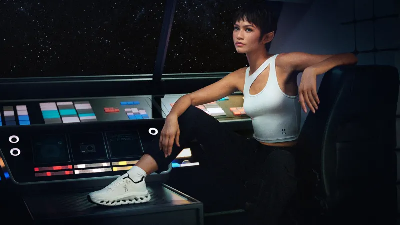 Zendaya 2025, Dark background 8K