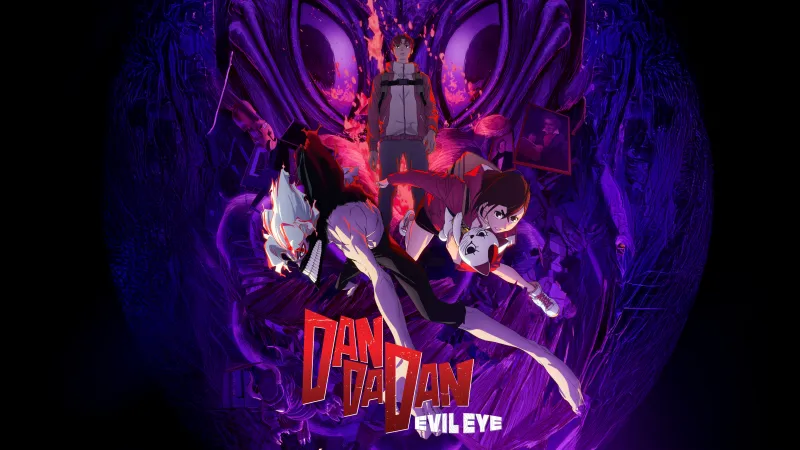 DanDaDan: Evil Eye 2025, Anime movie, 5K wallpaper, Okarun (Dandadan), Momo (Dandadan)