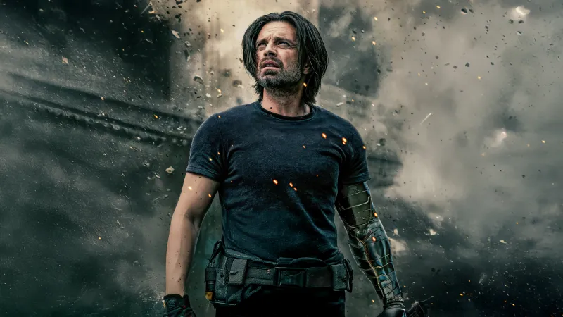 Sebastian Stan, Bucky Barnes, Thunderbolts, 5K wallpaper