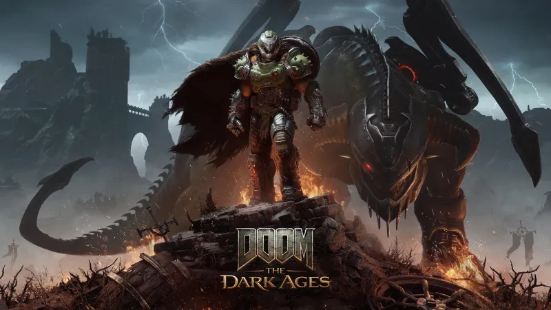 DOOM: The Dark Ages Cover Art, Doom Slayer wallpaper