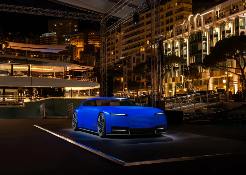 Jaguar Type 00 Monaco, French Ultramarine, 8K wallpaper