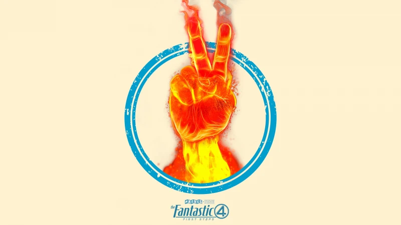 Human Torch Teaser, The Fantastic Four: First Steps, 8K wallpaper