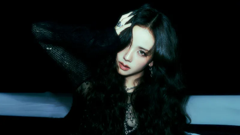 Jisoo - Amortage, Dark background 5K
