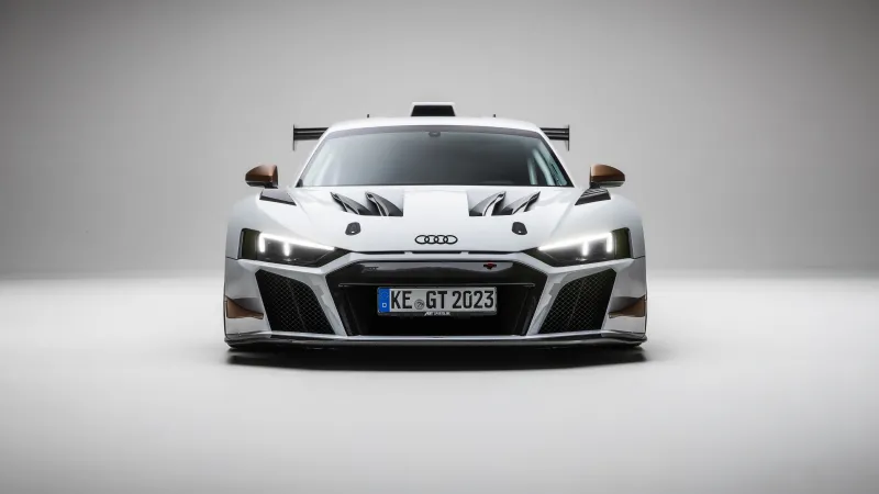 ABT XGT, Audi R8 GT2 road car, White, Front view, 5K wallpaper
