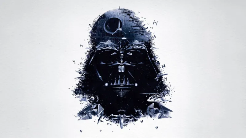 Darth Vader, Death Star Wallpaper, Star Wars, Starship