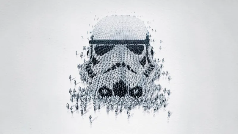 Star Wars Wallpaper, Stormtroopers, White Aesthetic