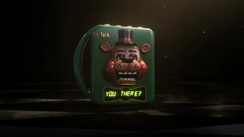 Five Nights at Freddy's 2 Poster, 5K wallpaper, Retro
