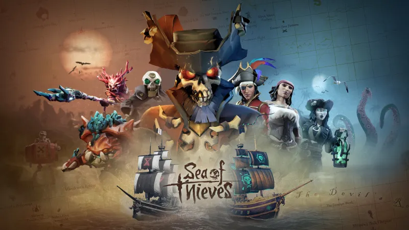 Sea of Thieves Key Art, 5K wallpaper