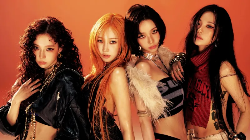 aespa Dirty Work, Karina, Giselle, Winter, NingNing, 5K wallpaper