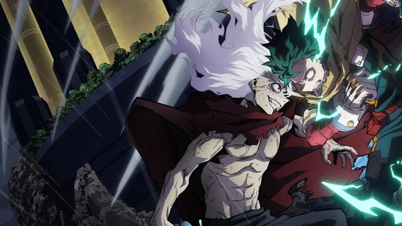 Izuku Midoriya vs Tomura Shigaraki, My Hero Academia Season 7, Deku, Izuku Midoriya, Tomura Shigaraki