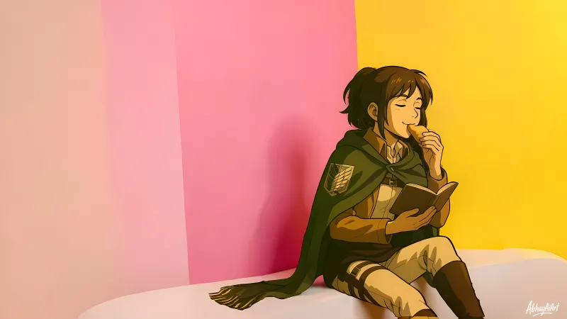 Sasha Braus 8K wallpaper, Attack on Titan