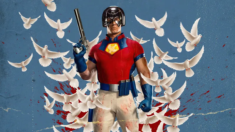 John Cena as Peacemaker, 8K wallpaper