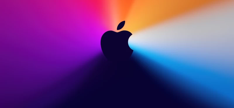 One more thing, Apple logo, Gradient background, Apple Event, Colorful, 5K, 8K