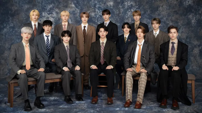 Seventeen K-pop wallpaper, Boy band