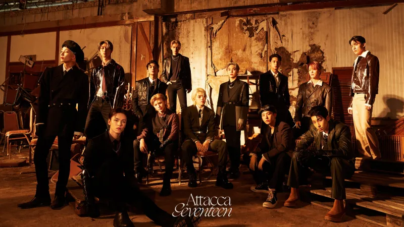 SEVENTEEN wallpaper, K-Pop group, Attacca
